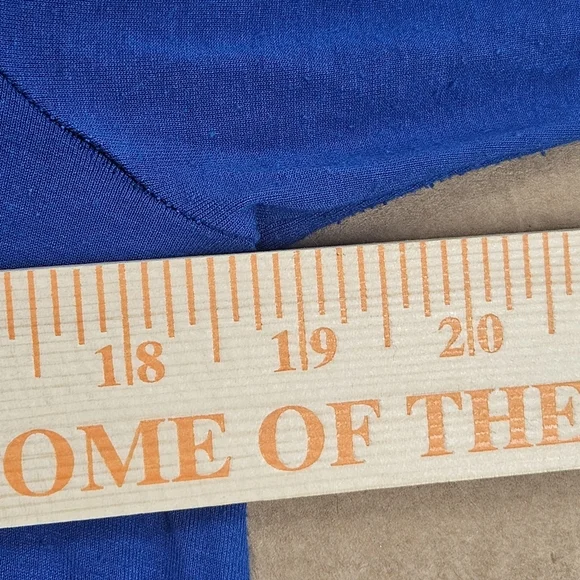 Eileen Fisher Lightweight Viscose Jersey Round Neck Tunic Top Size S Blue - Picture 10 of 13